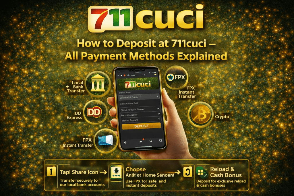 How to Deposit at 711cuci – All Payment Methods Explained