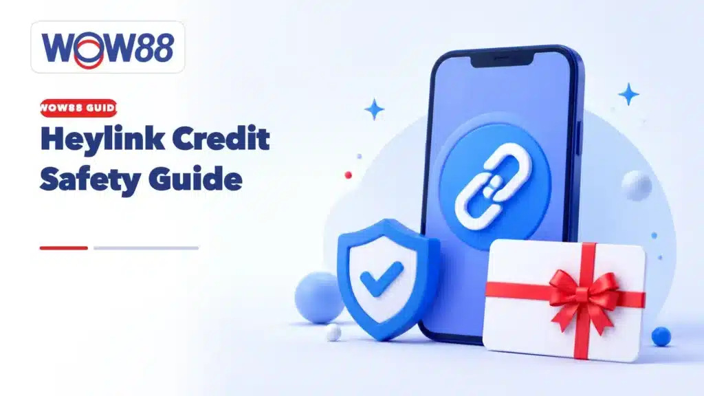 Heylink free credit guide showing a safety and free credit claim icon