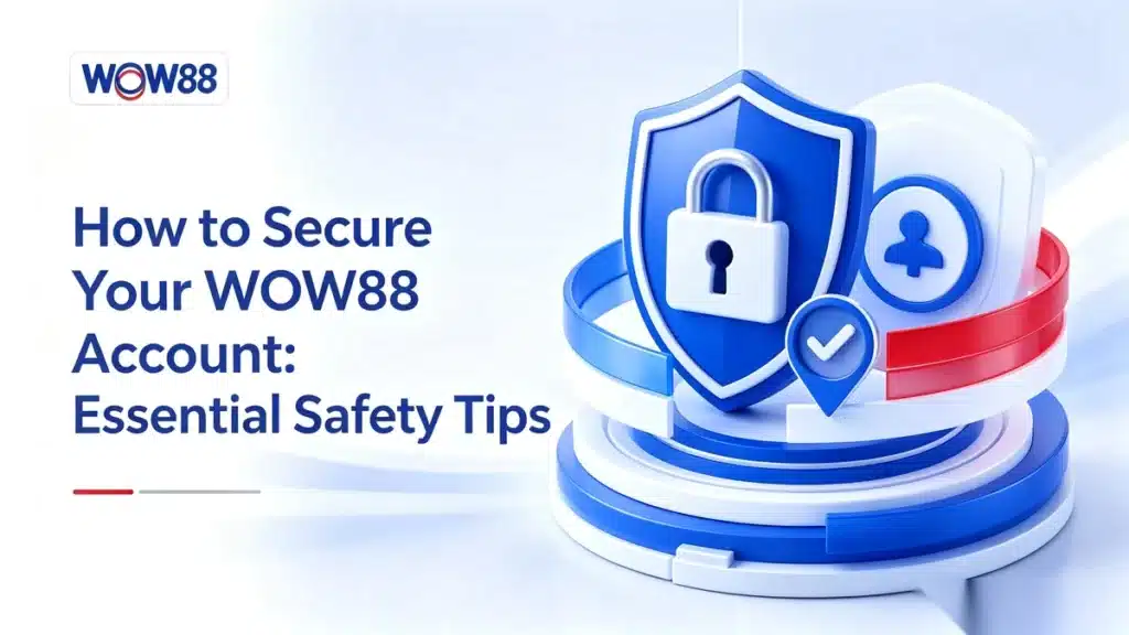 WOW88 account security and safety checklist illustration