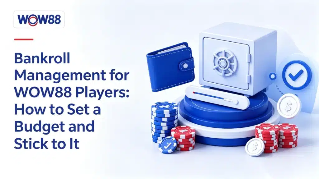 Bankroll management budget planning illustration for WOW88 players